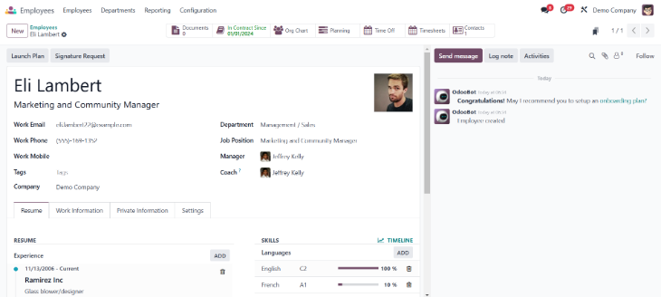 Odoo Employee management Tool Odoo Employee management Tool
